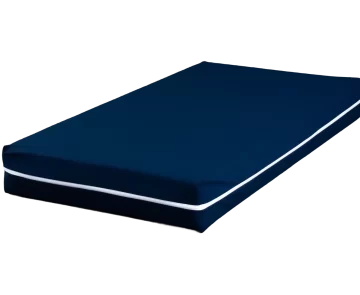 Matelas pour bébé housse bleu imperméable